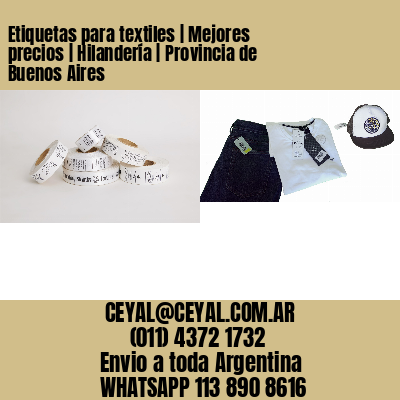 Etiquetas para textiles | Mejores precios | Hilandería | Provincia de Buenos Aires