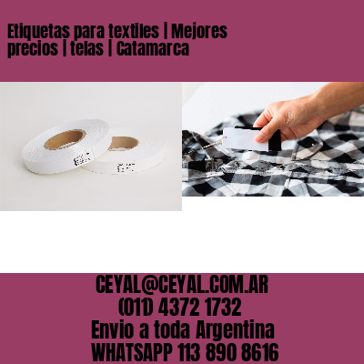 Etiquetas para textiles | Mejores precios | telas | Catamarca