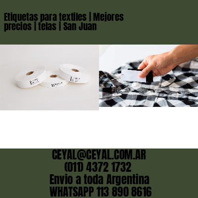 Etiquetas para textiles | Mejores precios | telas | San Juan