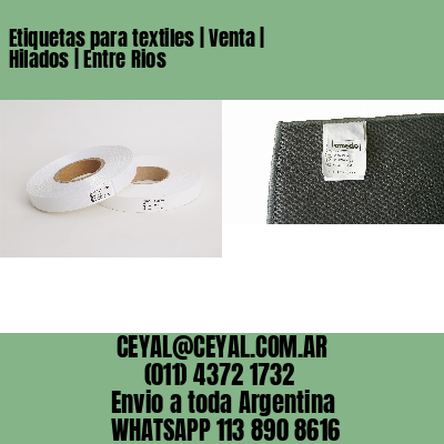 Etiquetas para textiles | Venta | Hilados | Entre Rios