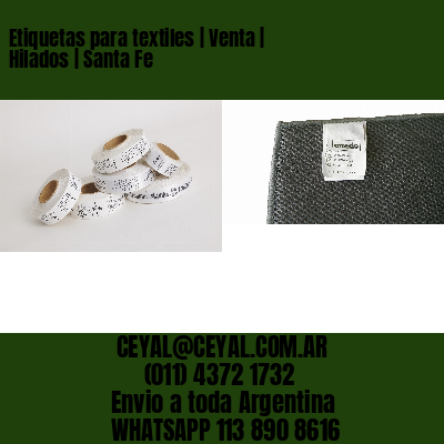 Etiquetas para textiles | Venta | Hilados | Santa Fe