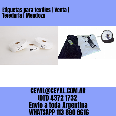 Etiquetas para textiles | Venta | Tejeduría | Mendoza