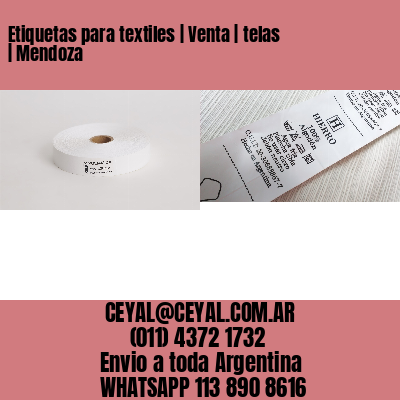 Etiquetas para textiles | Venta | telas | Mendoza