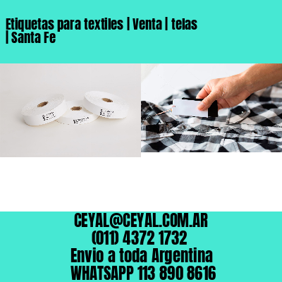 Etiquetas para textiles | Venta | telas | Santa Fe