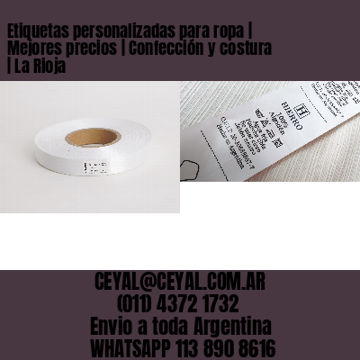 Etiquetas personalizadas para ropa | Mejores precios | Confección y costura | La Rioja