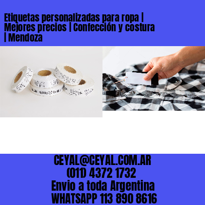 Etiquetas personalizadas para ropa | Mejores precios | Confección y costura | Mendoza