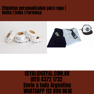 Etiquetas personalizadas para ropa | Venta | telas | Formosa