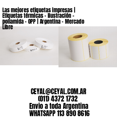 Las mejores etiquetas impresas | Etiquetas térmicas – ilustración – poliamida – OPP | Argentina – Mercado Libre