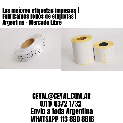 Las mejores etiquetas impresas | Fabricamos rollos de etiquetas | Argentina – Mercado Libre