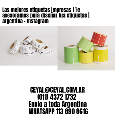 Las mejores etiquetas impresas | Te asesoramos para diseñar tus etiquetas | Argentina – Instagram