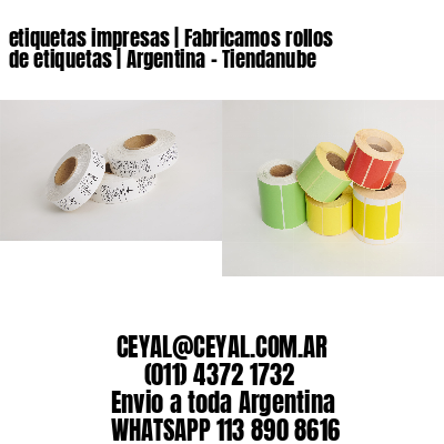 etiquetas impresas | Fabricamos rollos de etiquetas | Argentina – Tiendanube