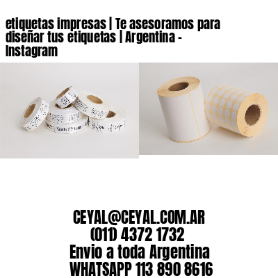 etiquetas impresas | Te asesoramos para diseñar tus etiquetas | Argentina – Instagram