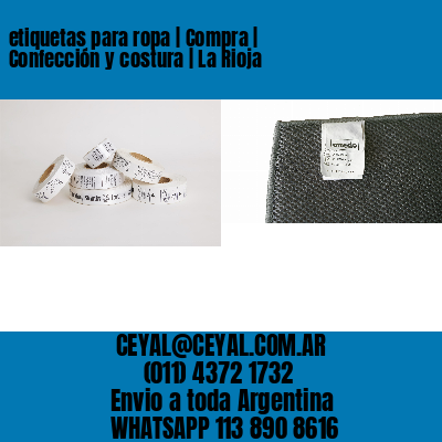 etiquetas para ropa | Compra | Confección y costura | La Rioja