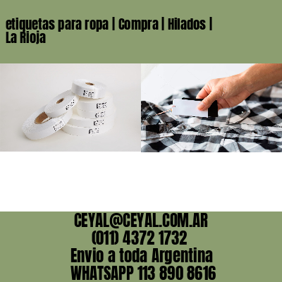 etiquetas para ropa | Compra | Hilados | La Rioja