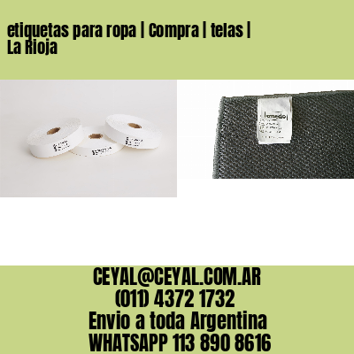 etiquetas para ropa | Compra | telas | La Rioja