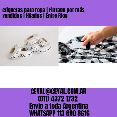 etiquetas para ropa | Filtrado por más vendidos | Hilados | Entre Rios