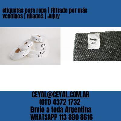 etiquetas para ropa | Filtrado por más vendidos | Hilados | Jujuy
