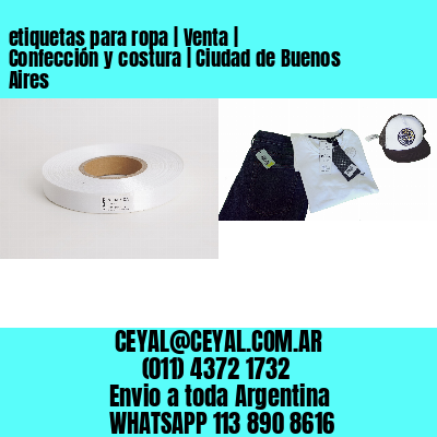 etiquetas para ropa | Venta | Confección y costura | Ciudad de Buenos Aires