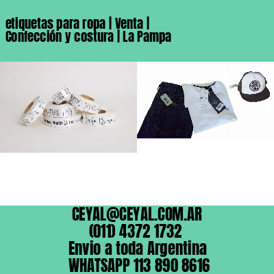 etiquetas para ropa | Venta | Confección y costura | La Pampa