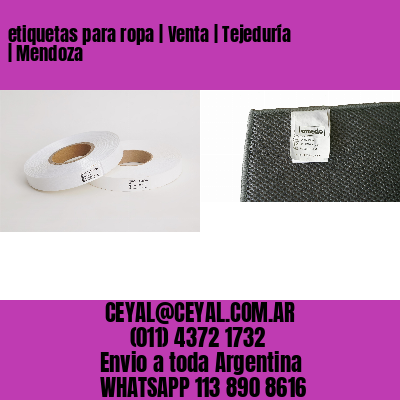 etiquetas para ropa | Venta | Tejeduría | Mendoza