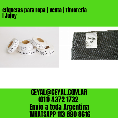 etiquetas para ropa | Venta | Tintoreria | Jujuy