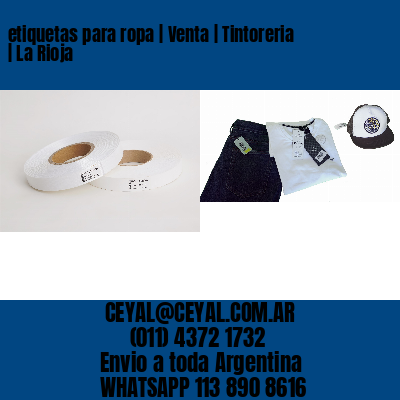etiquetas para ropa | Venta | Tintoreria | La Rioja