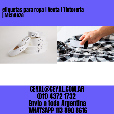 etiquetas para ropa | Venta | Tintoreria | Mendoza