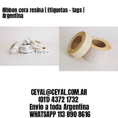 Ribbon cera resina | Etiquetas – tags | Argentina