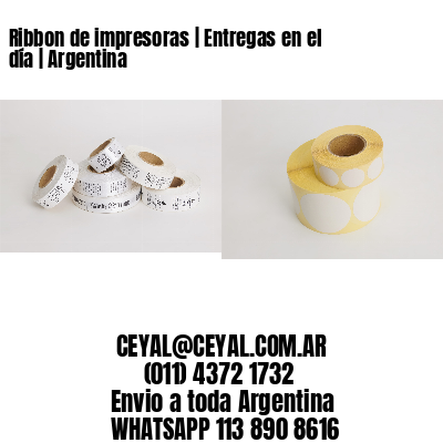 Ribbon de impresoras | Entregas en el día | Argentina