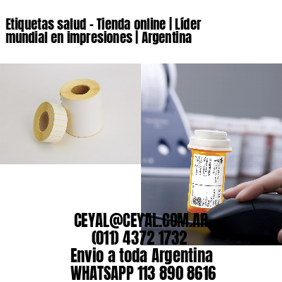 Etiquetas salud – Tienda online | Líder mundial en impresiones | Argentina