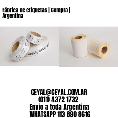 Fábrica de etiquetas | Compra | Argentina