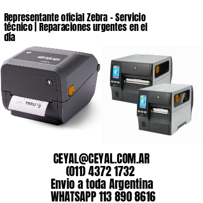 Representante oficial Zebra – Servicio técnico | Reparaciones urgentes en el día