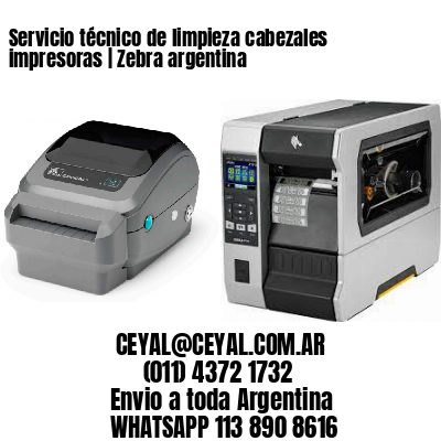 Servicio técnico de limpieza cabezales impresoras | Zebra argentina