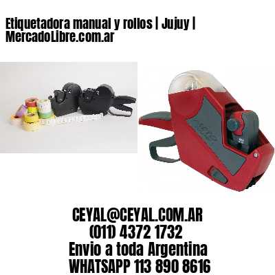 Etiquetadora manual y rollos | Jujuy | MercadoLibre.com.ar