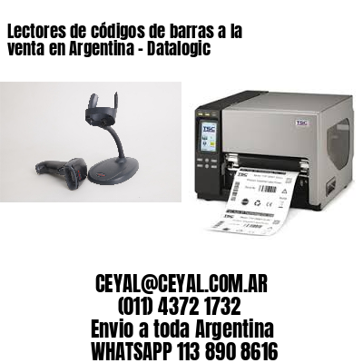 Lectores de códigos de barras a la venta en Argentina – Datalogic