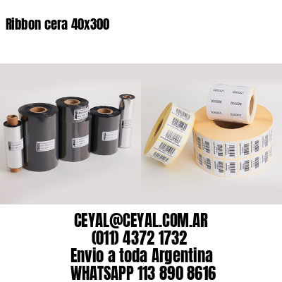 Ribbon cera 40×300