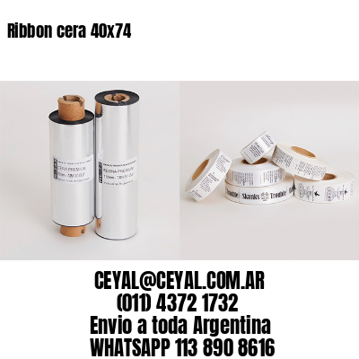 Ribbon cera 40×74