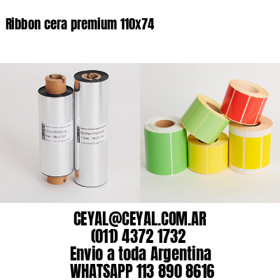 Ribbon cera premium 110×74