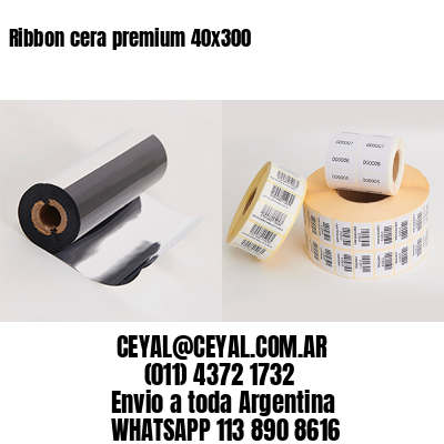 Ribbon cera premium 40×300