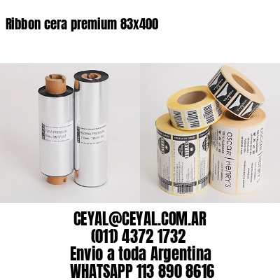 Ribbon cera premium 83×400