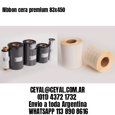 Ribbon cera premium 83×450