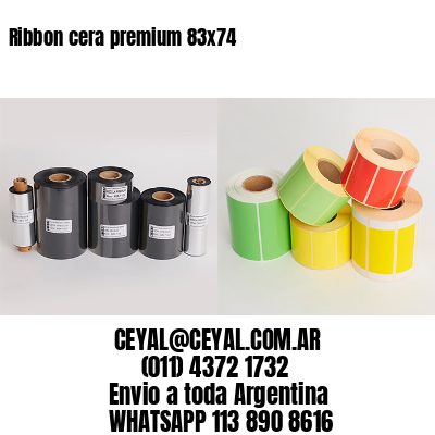 Ribbon cera premium 83×74