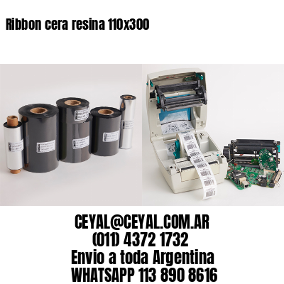 Ribbon cera resina 110×300