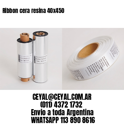 Ribbon cera resina 40×450