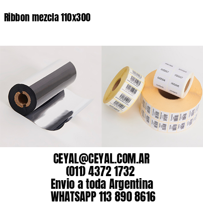 Ribbon mezcla 110×300