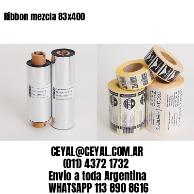 Ribbon mezcla 83×400