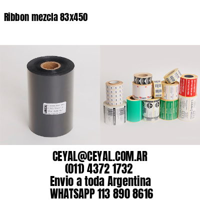 Ribbon mezcla 83×450