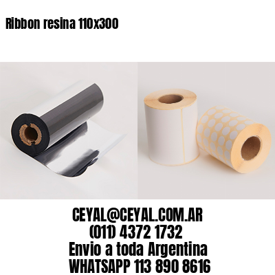 Ribbon resina 110×300