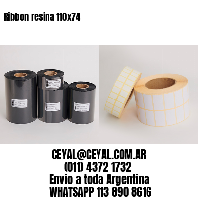 Ribbon resina 110×74