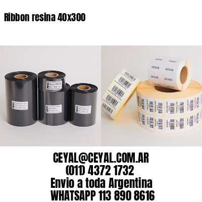 Ribbon resina 40×300